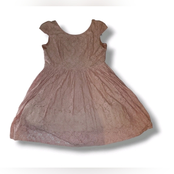 Elegant Pink Lace Maxi Dress - Picture 1 of 5